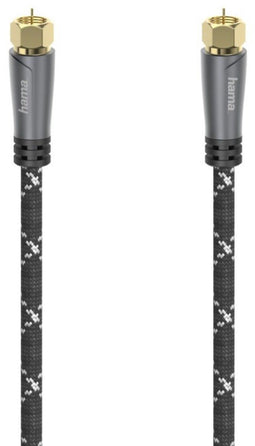 Hama 00205078 - Coaxiale kabel - 300 cm - Grijs Zwart