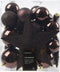 Kerstbal plastic d8 cm z.trffl 33st