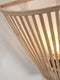 GOOD&MOJO Wandlamp Merapi - Bamboe Zwart - 30x15x30cm - Binnen Modern