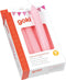Goki Kaarsjes Roze, 10st.