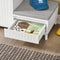 SoBuy FSR172-W - Schoenenbank - Opbergbank met Zitvlak voor 6-8 paar schoenen - Wit
