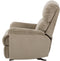 Fauteuil EVERTON Stof Lichtbruin