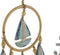 Ophangdecoratie Home ESPRIT Blauw Natuurlijk Mediterrane 25 x 2 x 60 cm (2 Stuks)