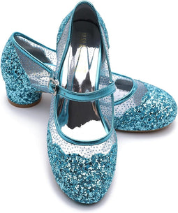 Prinsessen Schoenen met 3cm Hak voor Kinderen - Glitter Roze