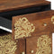 vidaXL - Nachtkastje - 50x33x60 - cm - Massief - Mangohout