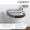 SCHÜTTE 82374 - WC-Bril - Duroplast - Soft Close - Afklikbaar - Grijs - Belastbaar tot 175 kg