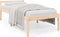 vidaXL - Seniorenbed - massief - grenenhout - 90x190 - cm
