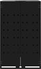 vidaXL - Containerberging - voor - 3 - containers - 207x79x117 - cm - staal - zwart