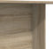vidaXL - Eettafel - Sonoma - Eik - 110x60x75 - cm - Bewerkt - Hout