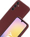 Mobiparts Samsung Galaxy A25 - Silicone Cover - Soft-touch - Plum Red