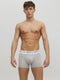 JACK&JONES SENSE TRUNKS - Boxershorts - 3-pack - Light Grey Melange (3-pack)
