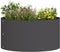 vidaXL - Tuinplanter - Zwart - 40x40x20 - cm - Staal