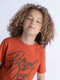 Petrol Industries - Jongens Artwork T-shirt Chewelah - Oranje - Maat 104