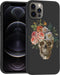 iMoshion Hoesje Geschikt voor iPhone 12 Pro / 12 Hoesje Siliconen - iMoshion Design hoesje - Meerkleurig / Flower Skull