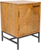 Liviza Nachtkastje Mistral - links - Mangohout - Rechthoek Bruin - 55 cm , 38 cm , 38 cm