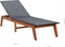 vidaXL - Ligbed - met - tafel - poly - rattan - en - massief - acaciahout
