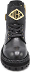 Liu Jo Pink 127 - Dames Veterboots - Zwart Gladleer - Maat 38