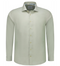 Boston Brothers Wide Spread Overhemd Heren - Kleur Khaki Oxford - Maat 39