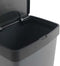 SP Berner Recyclingemmer - Vuilnisemmer voor Recycling - 3 Compartimenten - Zwart