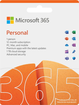 Microsoft Office 365 Personal - Abonnement 1 jaar