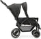Deryan Elena - Luxe dubbele buggy - Compact lichtgewicht - Zwart
