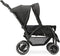 Deryan Elena - Luxe dubbele buggy - Compact en lichtgewicht - Zwart