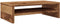 vidaXL - Monitorstandaard - 42x24x13 - cm - bewerkt - hout - oud - houtkleurig