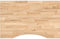 vidaXL - Bureaublad - rechthoekig - 80x60x2,5 - cm - onbehandeld - eikenhout