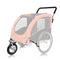 Trixie Joggerset - Fietskar Large - 360 graden zwenkwiel - Rood/Zwart