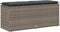 vidaXL - Tuinbank - met - kussen - 110x40x44 - cm - poly - rattan - grijs