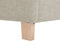 SENNEZ - Tweepersoonsbed - Beige - 140 x 200 cm - Polyester