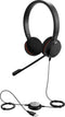 Jabra EVOLVE 20 UC - Stereo headset met bedieningsunit - Zwart