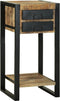 vidaXL - Telefoonstandaard - 40x40x80 - cm - Massief - Ruw - Houten - Mango