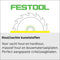 Festool 491952 - Zaagblad 160 mm - 48 tanden - W vorm - 2.2 mm zaagbreedte - 5° spaanhoek