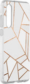 Hoesje Geschikt voor Huawei P30 Hoesje Siliconen - Design Backcover siliconen - Meerkleurig / White Graphic