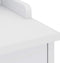 vidaXL - Gangbankje - SANDNES - wit - 87x40x50 - cm - massief - grenenhout