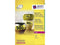 Avery L6111-20 - Zelfklevend printerlabel - A4 - 20 vel - Geel (20 stuks)