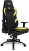 L33T-GAMING - E-Sport Pro Excellence Gaming Stoel - Extra breed (L) - Draagvermogen tot 150 Kg - Geel Zwart