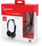 Gembird MHS-002 - Stereo headset met microfoon - Draaibare microfoonarm - Rood Zwart