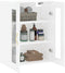 vidaXL - Hangkast - 69,5x34x90 - cm - hoogglans - wit