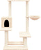 vidaXL - Kattenmeubel - met - sisal - krabpalen - 94,5 - cm - crèmekleurig