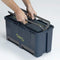 Raaco Compact 27 - Gereedschapskoffer - 2 lades uitneembare bak 6 inzetbakjes - Blauw