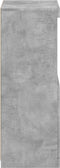 vidaXL - Dressoir - met - LED-verlichting - 41x37x100 - cm - betongrijs