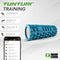 Tunturi Yoga Grid Foam Roller - Massage Roller - 33 cm - Petrol Blauw - Incl. gratis fitness app