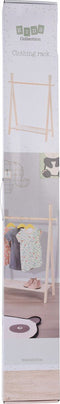 H&S Kledingrek - voor kinderen - hout - 80 x 100 cm - kapstok