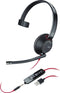 Poly Blackwire 5210 - On Ear headset - Ruisonderdrukking - Zwart