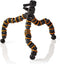 Nedis Gorillapod - Maximaal draagvermogen: 2.5 kg - 30.0 cm - 9 Segmenten - Balhoofd - ABS / Kunststof - Oranje / Zwart