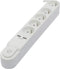 Power Socket - 5 Sockets with Switch Chacon White