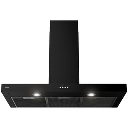 ETNA AB290ZT - Blokmodel Schouwkap - 3 Afzuigstanden - Zwart