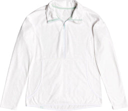 Roxy Cascade - Dames Skipully - WarmFlight® technologie - Bright White Risingpeak Embos